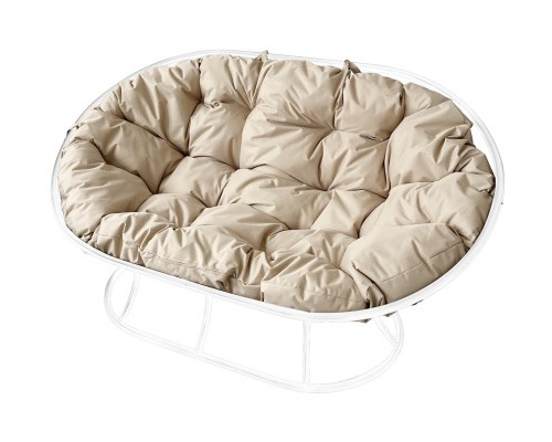 Диван без ротанга ''Мамасан'' Белый